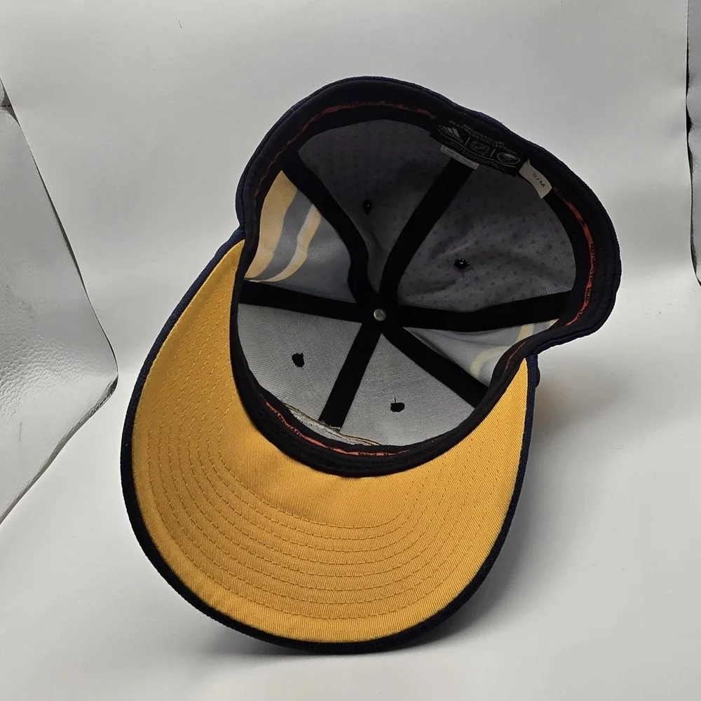Adidas Buffalo Sabres NHL Authentic Collection Climalite Flex Hat Navy S/M
